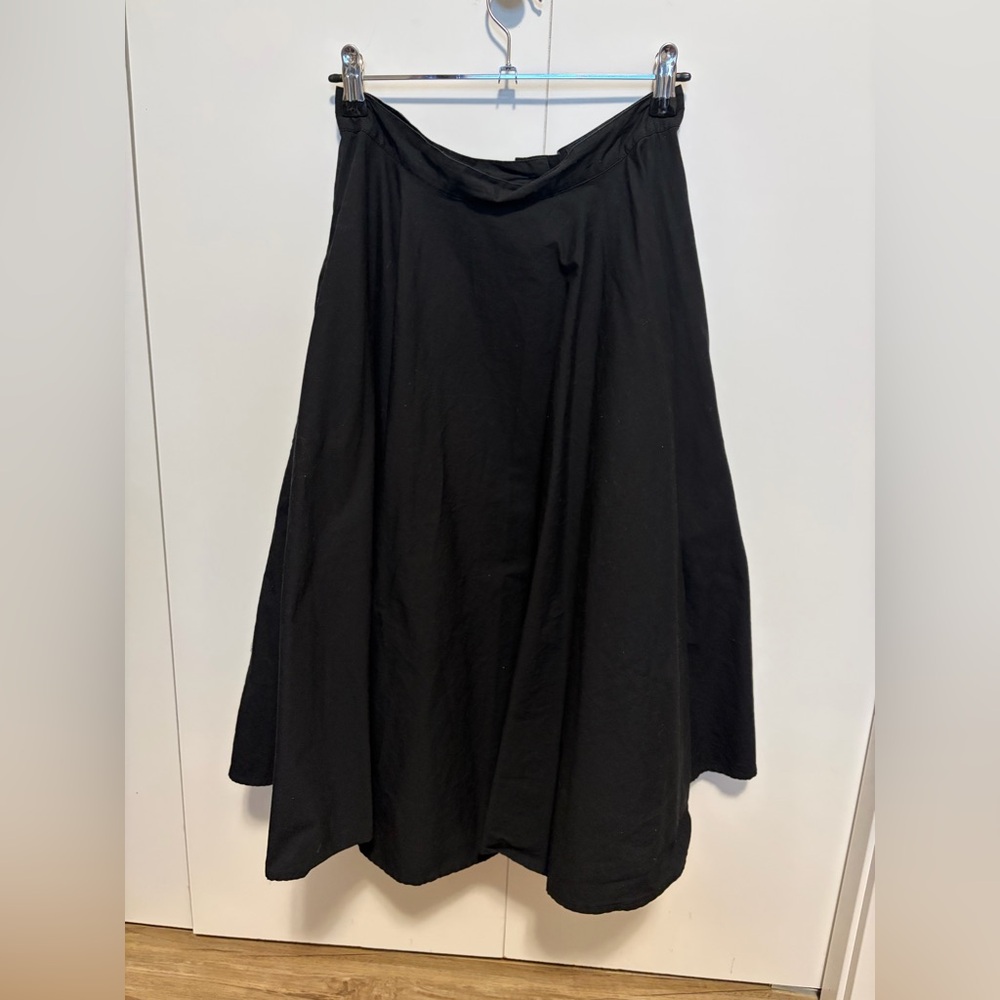 Hell Bunny Black circle skirt with pockets size small